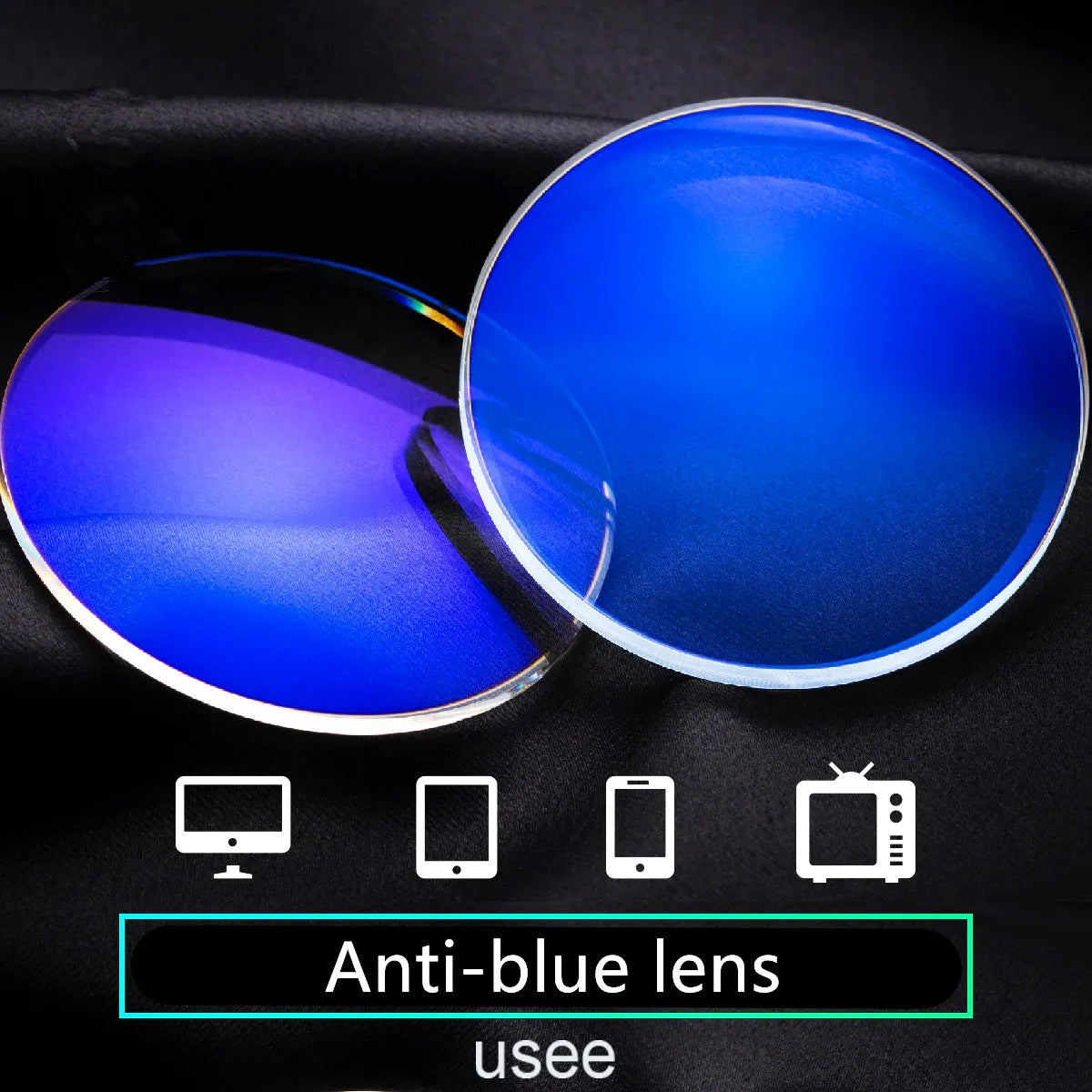 Pack de gafas antirayos azules multifocales +1.50 mas funda de cuero